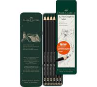 Trahoo-115207 - Set De Crayons Pitt Graphite Matt, 6 Pi¿¿Ces, Duret¿¿ 2b - 12b