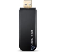 TRAHOO-1200Mbps Adaptateur réseau WiFi USB; bibande 5GHz/2.4GHz; pour de Bureau, Portable, PC de Windows 11/10/8/7, USB 3.0