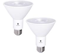 Trahoo-2 Pack Par30 Outdoor Led Flood Light Bulb 12w 100 Watt Equivalent 900 Lumens Dimmable Waterproof E26 6000k Daylight Led Flood Light Bulbs For Security Spotlight Bulb Led Recessed Light Bulbs