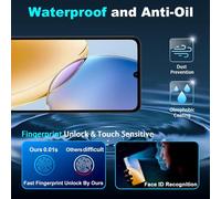 Trahoo-2 Pièce Verre Trempé Pour Zte Blade A56 Protection Écran, Sans Bulles, Dureté 9h, Ultra Transparent, Anti-Rayure Protection D'écran