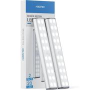 TRAHOO-20 LEDs Closet Light, 2 Pack Newest Version Rechargeable Motion Sensor Closet Light Wireless Under Cabinet Light with Large Battery Life 1000mAh for Closet,Cabinet,Wardrobe,Kitchen,Hallway