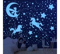 Trahoo-585 Pi¿¿Ces Licorne Etoiles Phosphorescentes Plafond Etoile Fluorescente Chambre Enfant Autocollants Fluorescente Licorne Stickers Muraux Enfants Pour Fille Chambres Plafond D¿¿Coration Muraux