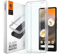 TRAHOO-AlignMaster Verre Trempé compatible avec Google Pixel 6a, Ultra Claire, Résistant aux Rayures, 9H Protection écran