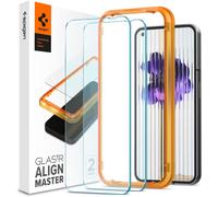 TRAHOO-AlignMaster Verre Trempé pour Nothing Phone (1), 2 Pièces, Dureté 9H, Résistant aux Rayures, Protection écran