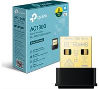 TRAHOO-Archer T3U Nano Clé WiFi Puissante AC1300Mbps, Adaptateur USB WiFi, Conception Nano Mini, Dongle WiFi, Bi-Bande, MU-MIMO, Brancher et Utiliser, Compatible avec Windows 11/10/8.1/7