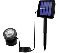 TRAHOO-Aveki Solar LED Landscape Spotlight,Waterproof 6 LEDs Pond Light Underwater Light Adjustable Lighting Angle,Security Lighting Dark Sensing Auto On/Off for Outdoor Garden Courtyard Lawn Fish Ta