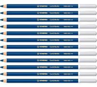 Trahoo-Carbothello - Crayon De Couleur - Lot X 12 Crayons Pastel Fusain - Bleu De Prusse Moyen (1400/400)
