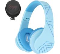 TRAHOO-Casque Bluetooth Enfant, P2 Casque Audio pour Enfants avec Volume limité à 85db, Écouteurs sans Fil et Filaires, Casque Pliable et Réglable, Confortable, avec Micro intégré, Micro SD Slot