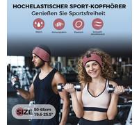 TRAHOO-Casque de sommeil Bluetooth, casque de sommeil pour dormir, bandeau de sport, cadeau personnalisé avec haut-parleur stéréo HD ultra fin pour l'entraînement sportif