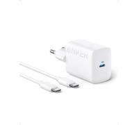 TRAHOO-Chargeur USB-C 30 W, Bloc d'alimentation 312, Chargeur Compact Haute Vitesse pour iPhone 14/13/12 Serie, Samsung S23, MacBook Air, Pixelbook, iPad Pro et Autres (avec cable de Charge de 1,5 m
