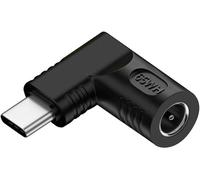 Trahoo-Chenyang Usb C To Dc 5.5x1.7mm Pd 65w Power Plug Charge Adapter For Laptop Phone 90 Degree Angled Connector