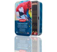 Trahoo-Chromaflow - Boîte De 36 Crayons De Couleurs, Mines Tendres De 3,5 Mm, Faciles À Estomper, Pour Dessin & Coloriage, Qualité Professionnelle, 2306012