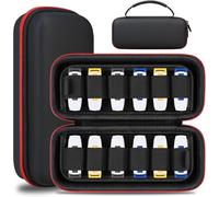 TRAHOO-Clé USB Organisateur de boîtier Support, Étui de Rangement Rigide pour 4 SanDisk/SamData/Samsung USB Flash Drives Memory Sticks Jump Drive Portable Sac de Transport de Voyage avec poignée, Noi