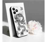 TRAHOO-Compatible avec Realme Note 50 4G/Realme C53/ C51 Étui Souple TPU Anti-Choc Dessin Dragon