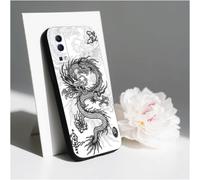 TRAHOO-Compatible avec Vivo Y72 5G/Vivo Y52 5G Étui Souple TPU Anti-Choc Dessin Dragon