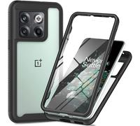 TRAHOO-Coque pour OnePlus 10T 5G Antichoc Housse avec Protège écran, 360 Degrés Full Body Etui Solide Double Face Bumper Portable Transparent Housse