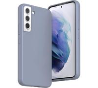 TRAHOO-Coque pour Samsung Galaxy S22 5G, Coque Silicone Liquide Anti-Choc Ultra Fine Premium, Housse Protection Anti Rayures Étui pour Samsung Galaxy S22 6.1 inch (2022) (Gris Lavande)