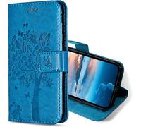 Trahoo-Coque Pour Xiaomi Redmi Note 11 Pro 4g/5g, Etui Protection Housse Premium En Cuir Pu, Antichoc Étui À Rabat Portefeuille Flip Case Pour Redmi Note 11 Pro 4g/5g (Bleu)