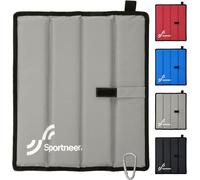 Trahoo-Coussin D'assise D'extérieur Pliable Résistant Aux Intempéries - 40 X 35 X 1,5 Cm - En Tissu Oxford - Isolant Et Résistant - Pour Randonnée, Camping, Randonnée, Stade, Parc - Protection Contre