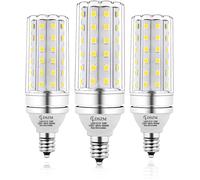 Trahoo-E12 Led Bulb,12w Led Corn Light Bulb 100w Equivalent 1200 Lumen Daylight 5000k Non-Dimmable Led Candelabra Bulbs Pack Of 3