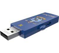 TRAHOO-, ECMMD16GM730HP03, Clé USB design coulissant 16 Go, vitesse de lecture jusqu'à 15 MB/s, idéale pour le stockage de fichiers, inclut 4 tatouages temporaires, Couleur Ravenclaw