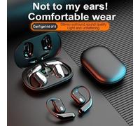 TRAHOO-Écouteurs sans Fil Écouteurs Bluetooth Écouteurs LED Power Display Charge Box Écouteurs Écouteurs Suspendus Écouteurs Sport téléphone Portable Ordinateur Portable (Nior)