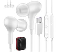 TRAHOO-Écouteurs USB C pour Galaxy A56 A36 A35 A55 5G Samsung A54 A34 S25,Magnétique Type C Casque Filaire avec Microphone Co[J122]