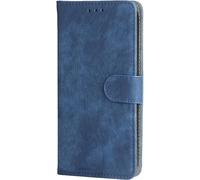 TRAHOO-Étui Cuir pour Oukitel C1 / Oukitel C1 Pro, Coque Antichoc avec Protection RFID, Coque à Fermeture Magnétique, Housse de Protection TPU Intégrée.Bleu