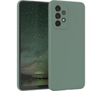 TRAHOO-- Housse en Silicone pour Galaxy A33 5G Housse Souple Antichoc Housse pour Portable avec Protection pour Appareil Photo Fines Premium Protection Cover TPU Phone Bumper en Vert Minuit