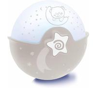 Trahoo-Infantino Lumi¿¿Re Apaisante Et Projecteur ¿C Veilleuse ¿¿ Clipser Avec Design Grow-With-Me, Projecteur De Nuit ¿¿Toil¿¿E Et Lampe De Table Avec M¿¿Lodies Et Capteurs Sonores Int¿¿Gr¿¿S, Gris