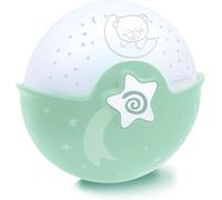 Trahoo-Infantino Lumière Apaisante Et Projecteur \U2013 Veilleuse À Clipser Avec Design Grow-With-Me, Projecteur De Nuit Étoilée Et Lampe De Table Avec Mélodies Et Capteurs Sonores Intégrés, Sauge