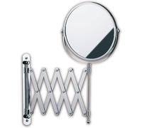 Trahoo-Kela 20847 Miroir Cosm¿¿Tique Mural, Grossissant 5x, M¿¿Tal Chrom¿¿, 'avita', Gris