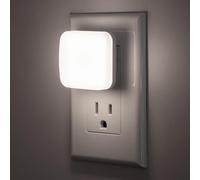 Trahoo-Led Night Lights Plug Into Wall, Nightlights With Light Sensor Dusk To Dawn, 0.3w Square Plug In Night Light For Kids, 5000k Cool White Night Light For Bathroom Bedroom Kitchen, 2 Pack Night L