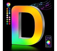 Trahoo-Light Up Letters Led Letter - Bedroom Lighted Colorful Alphabet Letter Music Sync Color Change - Christmas Birthday Gifts For Girl - Teen Girls Room Decor Gifts Party Home Wall Bedroom Decor