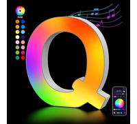 Trahoo-Light Up Letters Led Letter - Bedroom Lighted Colorful Alphabet Letter Music Sync Color Change - Christmas Birthday Gifts For Girl - Teen Girls Room Decor Gifts Party Home Wall Bedroom Decor