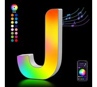 Trahoo-Light Up Letters Led Letter - Bedroom Lighted Colorful Alphabet Letter Music Sync Color Change - Christmas Birthday Gifts For Girl - Teen Girls Room Decor Gifts Party Home Wall Bedroom Decor