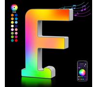 Trahoo-Light Up Letters Led Letter - Bedroom Lighted Colorful Alphabet Letter Music Sync Color Change - Christmas Birthday Gifts For Girl - Teen Girls Room Decor Gifts Party Home Wall Bedroom Decor