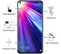 Trahoo-Lot De 2, Verre Trempé Pour Honor View 20, Huawei Nova 4, Film Protection Écran Sans Bulles D'air Ultra Résistant (0,33mm Hd Ultra Transparent) Dureté 9h Glass