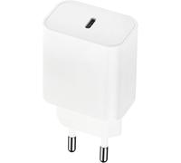 TRAHOO-MaxLife Chargeur Rapide PD QC 3.0 USB-C 20 W Chargeur Universel pour t¿¿l¿¿phones Portables, Smartphones, tablettes, UVM, Adaptateur de Prise, Chargeur Mural, Prise Secteur Blanc