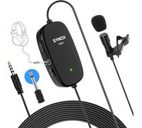 TRAHOO-Micro-Cravate-Lavalier-Coupe-Bas, Lav-S6M2 Lapel Microphone Smartphone Omnidirectionnel Condensateur Mic Audio 3.5mm Clip-on pour Cam¿¿ra Iphone Android DSLR T¿¿l¿¿phone PC Cam¿¿scopes Vid¿¿o
