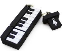 TRAHOO-Music Series Forme d'orgue électronique 64 Go Clé USB 2.0 Clé USB Amusante Clé USB pour Clavier Cadeau pour Musicien mélomane pour école, Bureau, étudiant en Affaires (Noir)