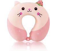 Trahoo-Oreiller En Forme De U De Dessin Anim¿¿, Oreiller De Voyage En Forme De U, Oreiller De Voyage Animalier, Convient Pour Les Voyages, Les Avions, Les Trains, Le Camping, Les Bureaux Et Les Maison