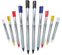 Trahoo-- Pack De 10x Stylets T¿¿Lescopiques Compatibles Avec Nintendo 3ds - Stylet ¿¿Cran Tactile Haute Pr¿¿Cision Pour Jouer ¿¿ Vos Jeux Vid¿¿O Sans Rayer L'¿¿Cran, Stylus