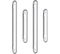 Trahoo-Pare-Chocs En Silicone Transparent Pour Porte D'armoire, Porte De Voiture, Tiroir, Porte De Douche, Couvercle De Toilette (2 Longs Et 2 Courts)