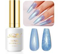 Trahoo-Pearl - Vernis ¿¿ Ongles Uv - 15 Ml - Bleu Ciel - Brillance Nacr¿¿E - Brillance Iris¿¿E - Printemps ¿¿T¿¿ - S¿¿Chage Sous Lampe Uv Led