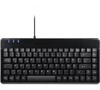 TRAHOO-Perixx PERIBOARD-409H USB Noir - claviers (Mini, avec Fil, USB, Noir)