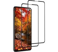 TRAHOO-Protection D'écran pour Samsung Galaxy S10e, 2 Pièces Ecran de Protection, Dureté 9, Transparent HD, Sans Bulless,Force Glass Film
