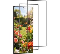 TRAHOO-Protection D'écran pour Samsung Galaxy S22 Ultra, 2 Pièces Ecran de Protection, Dureté 9, Transparent HD, Sans Bulless,Force Glass Film