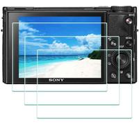 TRAHOO-Protection D'écran pour Sony RX100 VII DSC-RX100M7 Protecteur Verre Trempé 0,3 mm Dureté 9H Anti-Rayure Anti-Trace Anti-Bulle -Lot de 3
