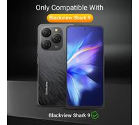 Trahoo-Protection Écran Pour Blackview Shark 9 Verre Trempé, 3 Pièces Dureté 9h Anti-Rayures Film Protecteur D'écran Avec Cadre De Montage, Sans Bulles Anti-Rayures Protection Montre Protecteur D'écr